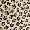 Pure Cotton Dabu Paperwhite With Tiny Flower Hand Block Print Fabric