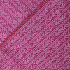 Pure Cotton Dabu Pink With Creeper Stripes Hand Block Print Fabric