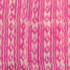 Pure Cotton Dabu Pink With Diamond And Waves Stripes Hand Block Print Fabric
