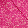 Pure Cotton Dabu Pink With Kairi Jaal Hand Block Print Fabric