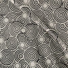 Pure Cotton Dabu With Concentric Circles Pattern Hand Block Print Fabric