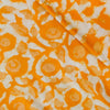Pure Cotton Dabu With Yellow Jaal Hand Block Print Fabric