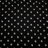 Pure Cotton Discharge Black With Grass Hand Block Print Fabric