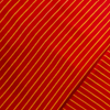 Pure Cotton Discharge Dabu Red With Yellow Stripes Hand Block Print Fabric