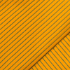 Pure Cotton Discharge Dabu Yellow With Grey Stripes Hand Block Print Fabric