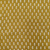 Pure Cotton Discharge Mustard With Tiny Motifs Hand Block Print Fabric
