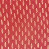 Pure Cotton Discharge Peach Self Design With White Fern Motifs Hand Block Print Fabric