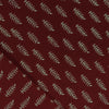 Pure Cotton Discharge Red Self Design With White Fern Motifs Hand Block Print Fabric