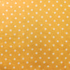 Pure Cotton Discharge Yellow Self Design With White Polka Dots Hand Block Print Fabric-minDIS030922005