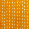 Pure Cotton Doby Dabu Mustard Brown With Tiny Bandhani Polka Hand Block Print Fabric