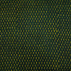 Pure Cotton Double Ajrak Green With Tiny Motifs Hand Block Print Fabric