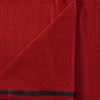 Pure Cotton Gamthi Red With Light Red Border Stripes Hand Block Print Fabric