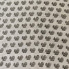 Pure Cotton Grey Jaipuri With Dark Grey Squirrel Hand Block Print Fabric