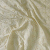 Width 60 Inches Pure Cotton Hakoba Cream With Four Petal Flowers Fabric