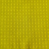Pure Cotton Handloom  Green With Yellow Dot Weaves Woven Fabric