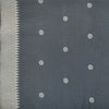 Pure Cotton Handloom Grey With Polka Dots And Temple Border