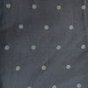 Pure Cotton Handloom Grey With Polka Dots And Temple Border