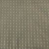 Pure Cotton Handloom  Grey With White Dot Weaves Woven Fabric