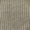 Pure Cotton Handloom Grey With White Leno Stripes Woven Fabric