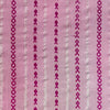 Pure Cotton Handloom Lavender With Silver Stripes With Purple Fish Stripes Woven Fabric
