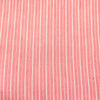 Pure Cotton Handloom Light Pink With White Leno Stripes Woven Fabric