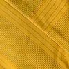 Pure Cotton Handloom Mustard With Multi Spaced Out Multi Colour Stripes Woven Fabric