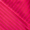 Pure Cotton Handloom Pink With Threaded Stripes Woven Fabric
