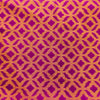 Pure Cotton Handloom Purple With Mustard Weaves Woven blouse piece Fabric (0.90 meter)