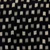 Pure Cotton Ikkat Black With Grey And Cream Square Weaves Hand Woven Fabric