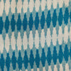 Pure Cotton Ikkat Shades Of Light Blue Honey Comb Fabric