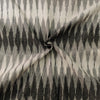 Pure Cotton Ikkat With Shades Of Grey Horizontal Weaves Woven Fabric
