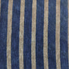 Pure Cotton Indigo And Kashish Dull Stripes Hand Block Print Fabric