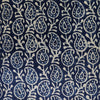 Pre-cut 2.30 meter Pure Cotton Indigo Kairi Jaal Hand Block Print Fabric
