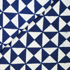 Pure Cotton Indigo Triangle Hand Block Print Fabric