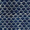 Pure Cotton Indigo With A Jaali Hand Block Print Blouse Fabric ( 1 Meter )