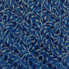 Pure Cotton Indigo With Polka And Light Jaal Hand Block Print Fabric