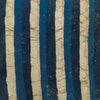 Pure Cotton Indigo With Shades Of Blue And Light Kashish Big Stripes Hand Block Print Fabric