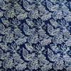 Pure Cotton Indigo With White Floral Jaal Hand Block Print Fabric