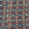 Pure Cotton Jaipuri Blue With Geometric Pattern Hand Block Print Fabric