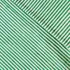 Pure Cotton Jaipuri Green Stripes Hand Block Print Fabric