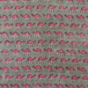 Pure Cotton Jaipuri Grey With Pink Camel Hand Block Print Fabric