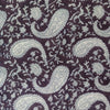 Pure Cotton Jaipuri Grey With White Paiseley Jaal Hand Block Print Blouse Fabric ( 80  CM )