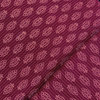Pure Cotton Jaipuri Kaatha Burgandy With Tiny Motifs Hand Block Print Fabric