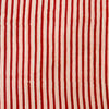 Pure Cotton Jaipuri Peach Maroon Stripes Hand Block Print Fabric