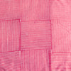 Pure Cotton Jaipuri Pink Stripes Checks Hand Block Print Fabric