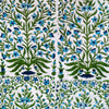 Pure Cotton Jaipuri White With Big Mughal Motif Hand Block Print Fabric