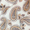Pure Cotton Jaipuri White With Black And Brown Kairi Jaal Hand Block Print Fabric