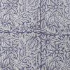 Pre-cut Pure Cotton Jaipuri White With Blue Abstract Pattern Hand Block Print Fabric( 1.80 meter)