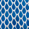 Pure Cotton Jaipuri White With Blue Fountain Motif Hand Block Print Fabric