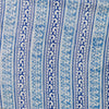 Pure Cotton Jaipuri White With Multi Border Dark Blue Light Blue Border Hand Block Print Fabric